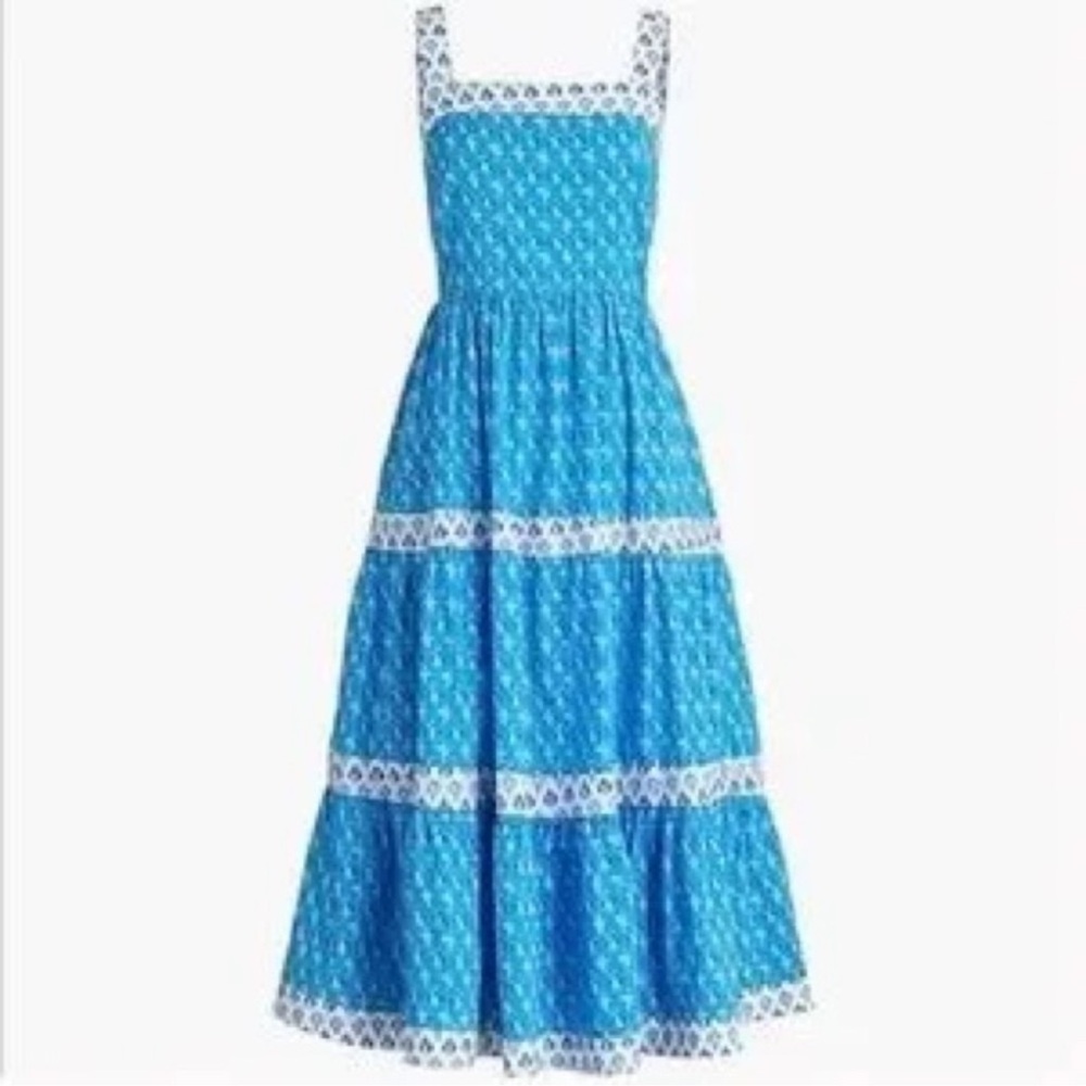 Jcrew blockprint dress